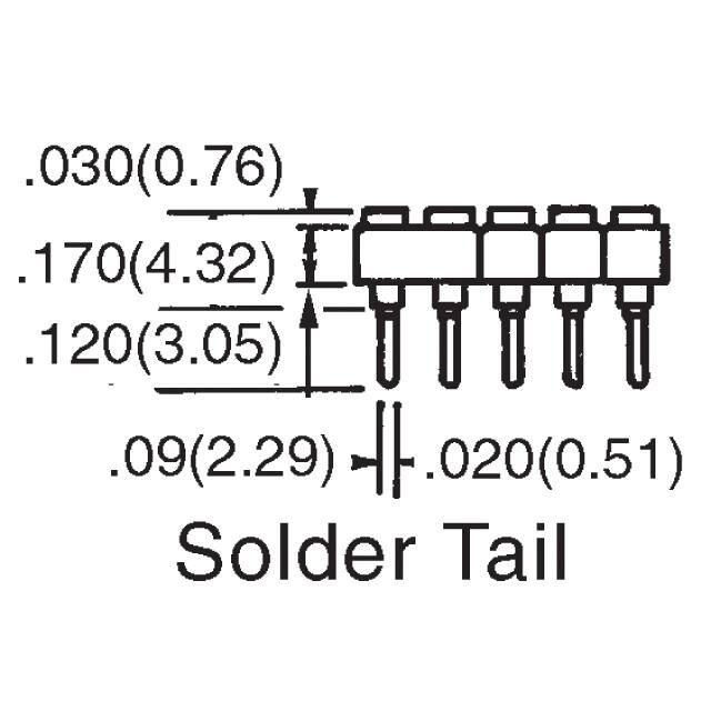 25-0513-10 Aries Electronics  IC Sockets